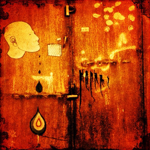 The head on the door